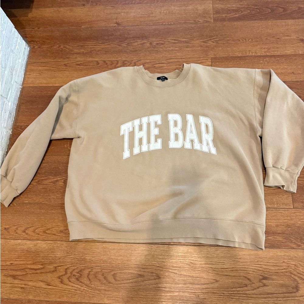 The Bar Tan Sweatshirt